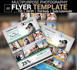 婚纱摄影公司业务传单模板：Photography Business Flyer 13